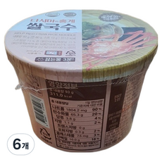바다본 다시마 홍게 쌀국수, 93g, 6개