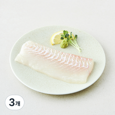 노량진수산시장 중매인 90번 대광어 필렛 (냉장), 3개, 150g