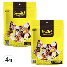 멍냥빌리지 스마일 강아지 우유껌 S, 240g, 4개, 혼합맛(소고기/우유)