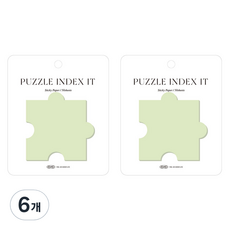 PLEPIC 拼圖索引黏貼式便利貼, 03 Free Melon, 1本, 6本