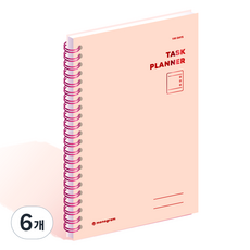 Monogram 100DAYS 任務計畫本 MG-0025, 6個, CARNIVAL PINK