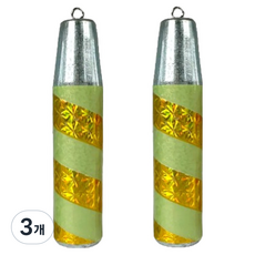 Gangchu 雷射夜光金童鉛錘, 3個, 2入