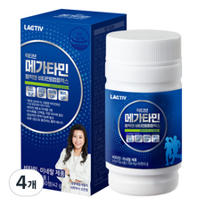 락티브 메가타민 활력엔 비타민B컴플렉스 42g, 60정, 4개