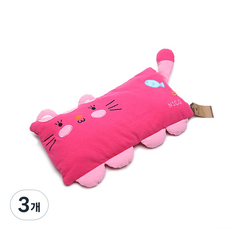 恐龍造型兒童枕頭, 深粉色, 3個