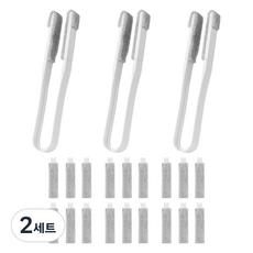 ABM 縫隙清潔夾 3入 + 補充包 18入 套組, 白色, 2套