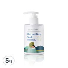 페르미어파파 헤어 앤 바디워시 캐모마일 꽃 향, 200ml, 5개