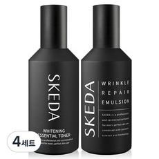 SKEDA 男士撫紋修護乳液 135ml+亮白精華化妝水 135ml組, 4套