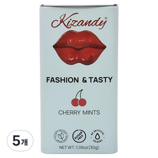 키잰디 슈가프리 민트 체리맛, 30g, 5개