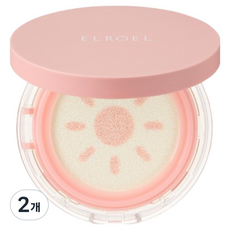 ELROEL 草莓牛奶 提亮氣墊防曬霜 SPF50 PA++++, 25g, 2個