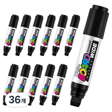 monAmi 白板筆 寬頭, 36個, 黑色