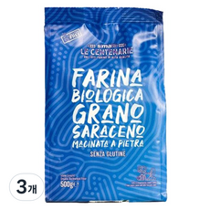 시마바이오 유기농 순메밀가루, 3개, 500g