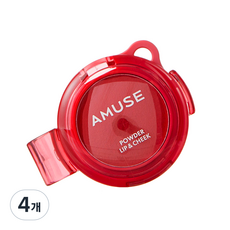 Amuse Makeup 蜜粉唇頰兩用彩妝餅 4g, 4個, 06 珊瑚風