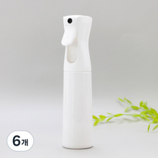 프랑디르 초미세 안개분사 미용실 분무기 200ml, 6개, 화이트