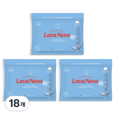 라바노바 고농축 시트형 겸용 세탁세제, 20개입, 18개