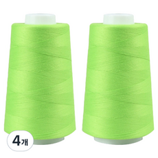 Sewing by Hand 40支2股縫紉線, 4個, 14 黃綠色