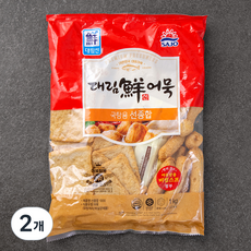 대림선 어묵 국탕용 선종합, 1kg, 2개
