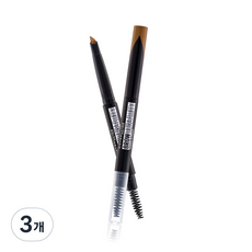 메이블린 브로우 울트라 플러피, 3개, 라이트 브라운