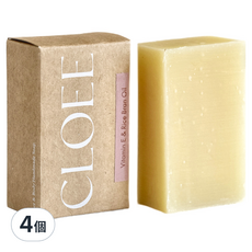 CLOEE 維他命E米糠油皂 臉部身體適用 溫和保濕 天然手工皂, 103g, 4個