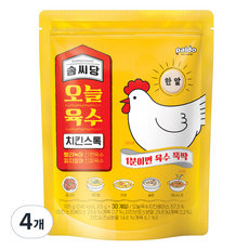 SOMSSIDANG 오늘육수 치킨스톡 3.5g x 30p, 105g, 4개