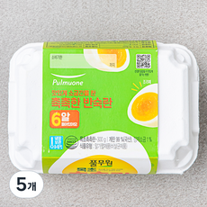 풀무원 목초 촉촉란 300g, 6구, 5개