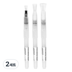 Open Space 水彩自來水筆 扁平型 3件組, 2套, 1.2cm, 1.9cm