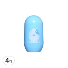 오래 유아용 컬러 손톱깍기 세트, 블루 강아지, 4개