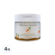 라라스킨 비타 캐롯 토너패드 70p, 4개, 70개입