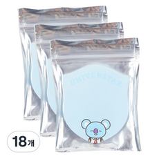 BT21 1단 점착 메모지, KOYA, 40개입, 18개