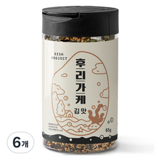 拌飯香鬆 海苔口味, 6罐, 65g