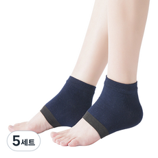 올이즈유 발뒷꿈치 풋케어 용품 양발착용 세트 네이비, 5개, 36g