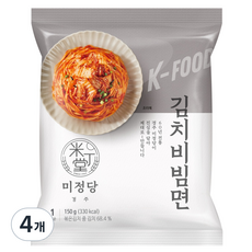 Mijungdang 米丁堂 韓式泡菜拌麵, 4個, 150g