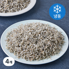 국내산 프리미엄 퀄리티 씨푸드 멸치 볶음용 (냉동), 4개, 500g