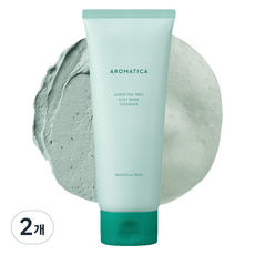 AROMATICA 超級茶樹泥膜潔面乳, 150ml, 2個