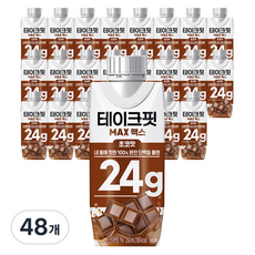 테이크핏 맥스 초코맛 프로틴, 250ml, 48개