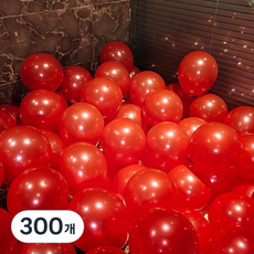 Eumes 活動珠光氣球, 300個, 紅色