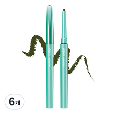 데자뷰 크림 펜슬 아이라이너 0.15g, 카키블랙, 6개