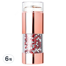 다윗트 다이아몬드 네일 실리콘 스탬프, 2번 레드, 6개