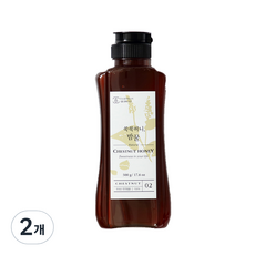 艾蒿蜂蜜忠北鎮川管型栗子蜂蜜, 500g, 2瓶