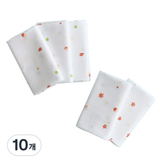 맘스네이처 밤부 대나무 아기 신생아 천기저귀, 도토리, 10개