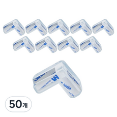 S&Q 邊角保護墊, 透明, 50個