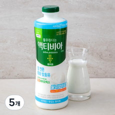 풀무원다논 액티비아 화이트 플레인 요구르트, 700ml, 1개입, 5개