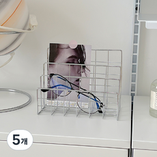 P&K 不鏽鋼雜誌 LP 收納架 小型, 單一顏色, 5個