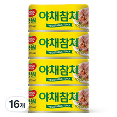 동원참치 야채참치 통조림, 135g, 16개