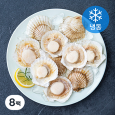 씨픽 손질 반가리비 (냉동), 180g(7~8마리), 8팩
