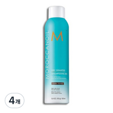 모로칸 드라이샴푸 다크톤, 205ml, 4개