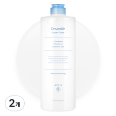 AVCA 神經醯胺深層保濕內潤霜與化妝水, 2個, 1L