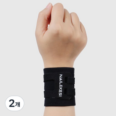 NAILEKESI 경량 헬스용 손목보호대 2p, 타입1, 2개