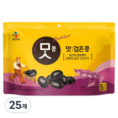 CJ제일제당 맛콩 검은콩, 50g, 25개