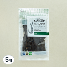 기장물산 품질 인증 맛있는 기장 다시마, 5개, 150g
