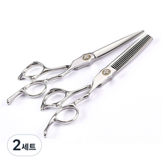 알리다 베어링 미용가위 2종 세트, 2세트